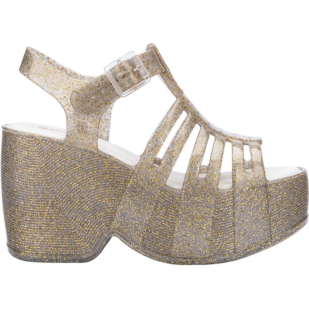 Melissa MELISSA STATION 79 PLATFORM II AD BE311 GLITTER GOLD