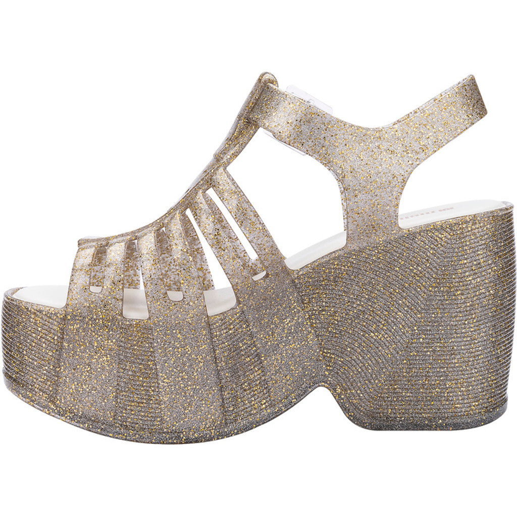 Melissa MELISSA STATION 79 PLATFORM II AD BE311 GLITTER GOLD