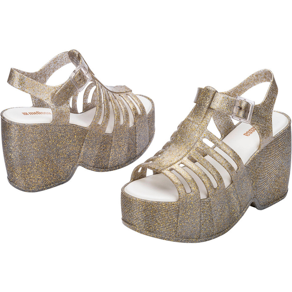 Melissa MELISSA STATION 79 PLATFORM II AD BE311 GLITTER GOLD