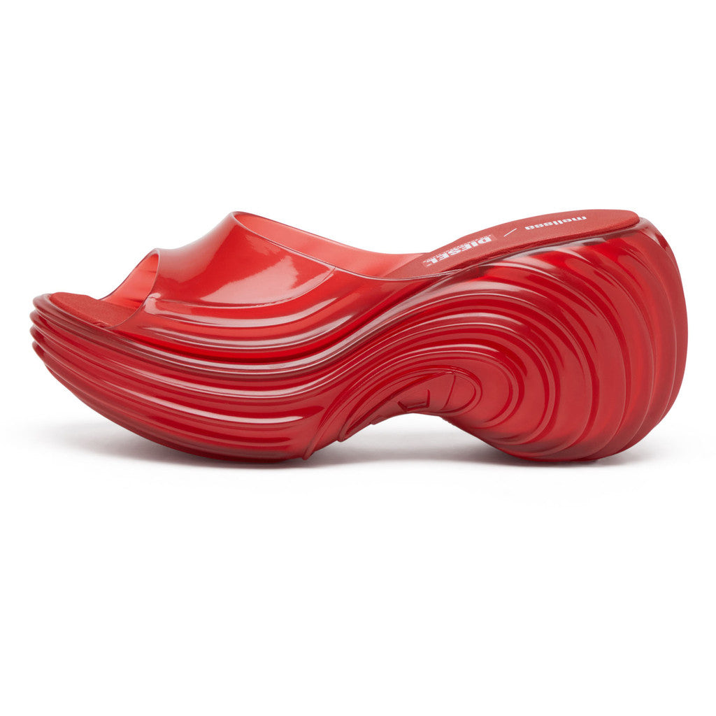 Diesel Melissa Quantum Platform x Diesel Ad. PLATFORM BP736 TRANSPARENT RED