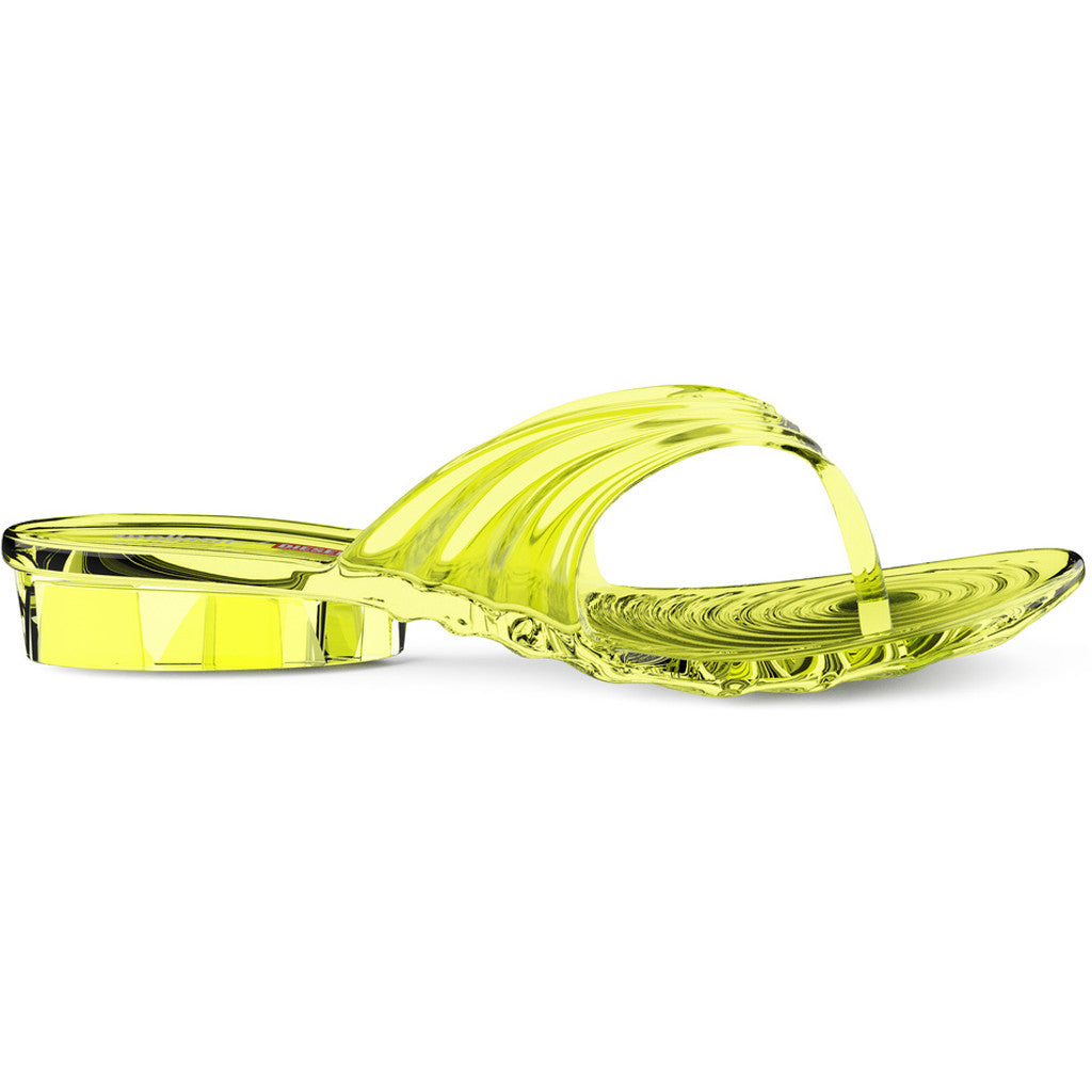Diesel Melissa Quantum Thong x Diesel AD FLIP FLOP BZ128 TRANSPARENT YELLOW