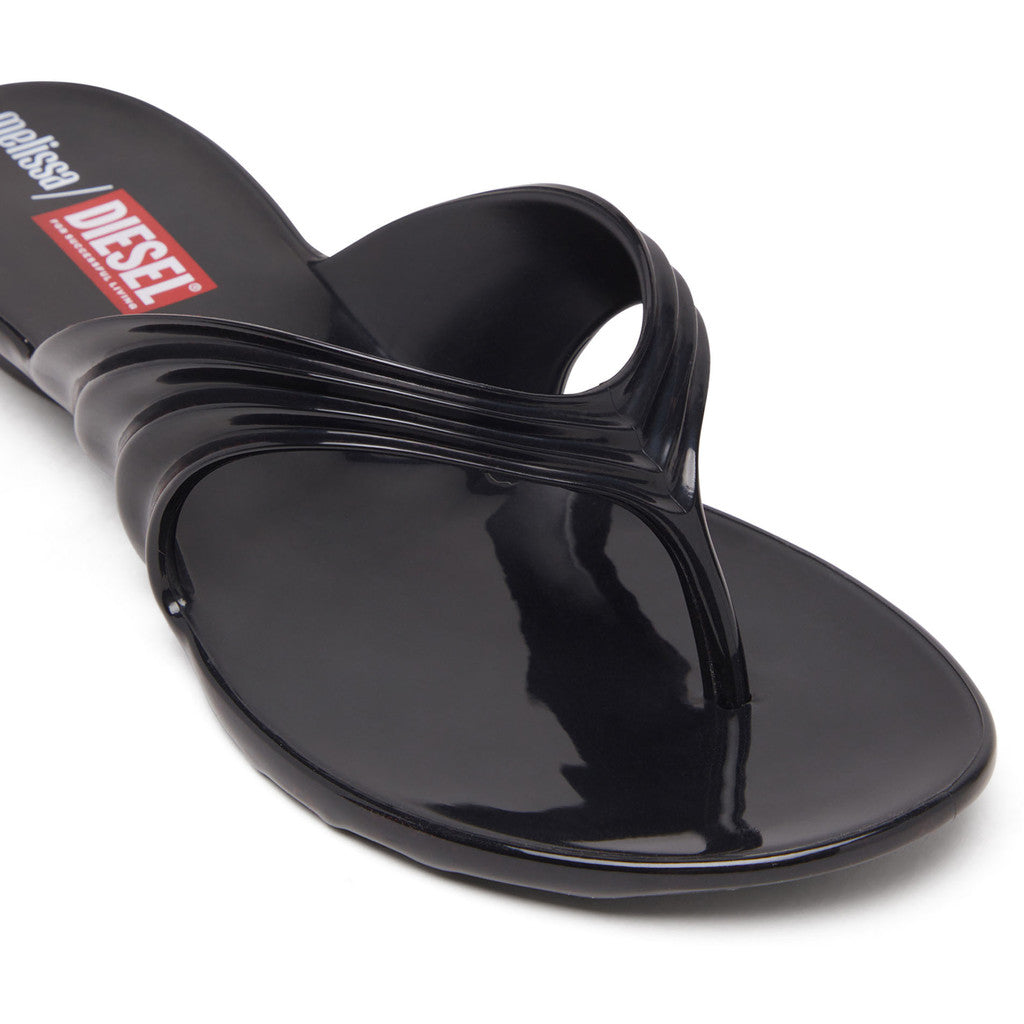 Diesel Melissa Quantum Thong x Diesel Ad. FLIP FLOP BP733 BLACK