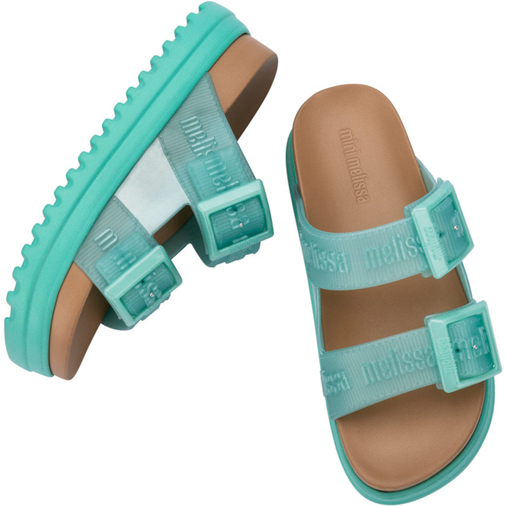 Mini Melissa Mini Melissa Cozy M Lover Platform INF BT639 PEARL GREEN/BEIGE