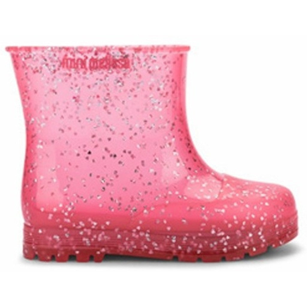 Mini Melissa Mini Melissa Welly Shiny Elements BB BOOT BW132 GLITTER PINK