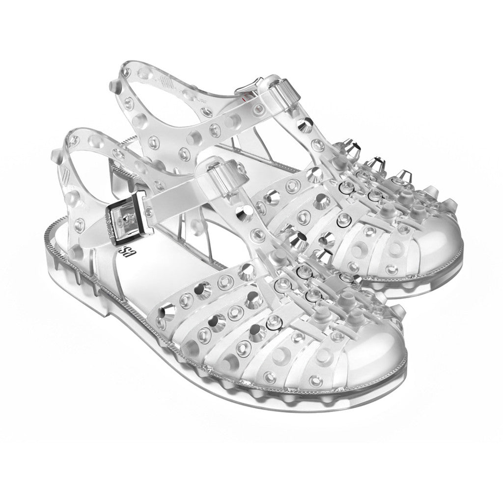 Melissa MELISSA POSSESSION STUDS AD SANDAL BC332 CLEAR/SILVER