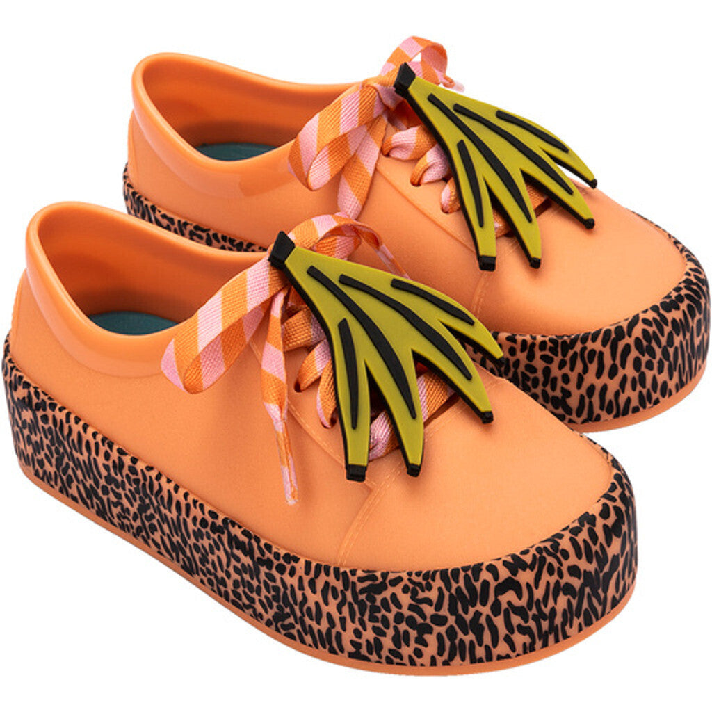 Mini Melissa STREET FABULA BABY SNEAKER AJ967 ORANGE/BLACK