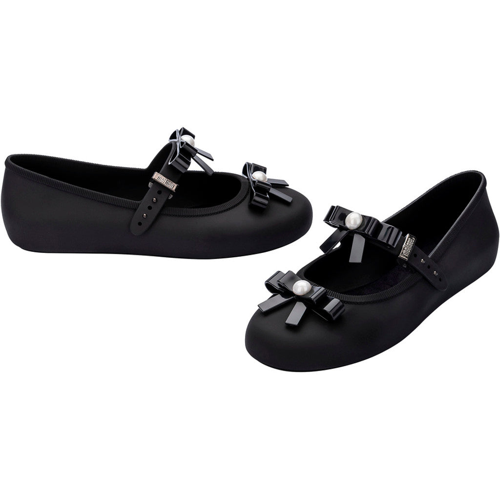 Melissa Soft Ballerina Bow BALLERINA BE619 BLACK