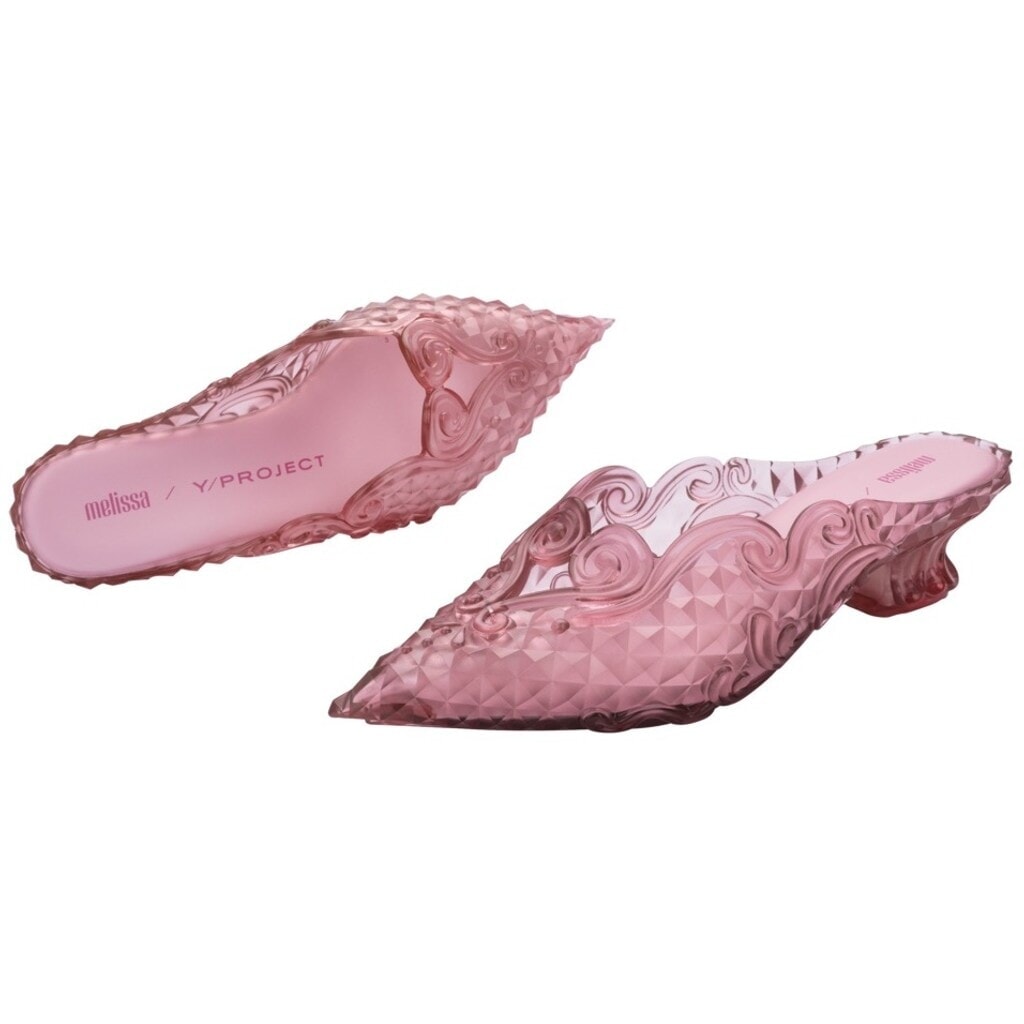 Y/Project Court Mule x Y/Project HEEL BA200 PINK TRANSPARENT TULLE