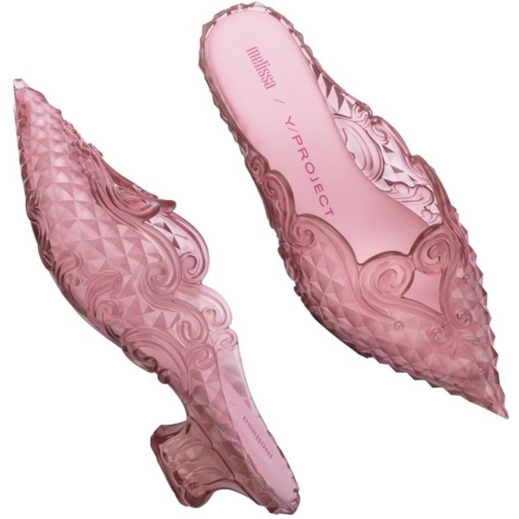Y/Project Court Mule x Y/Project HEEL BA200 PINK TRANSPARENT TULLE