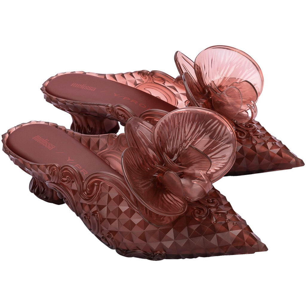Y/Project Flower Court Mule x Y/Project HEEL 54119 TRANSPARENT RED