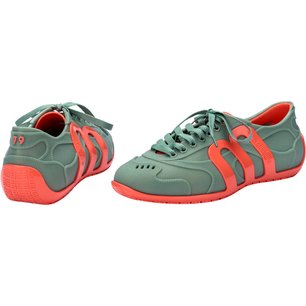 Melissa Melissa Motion Ad SNEAKER BK456 ORANGE/GREEN