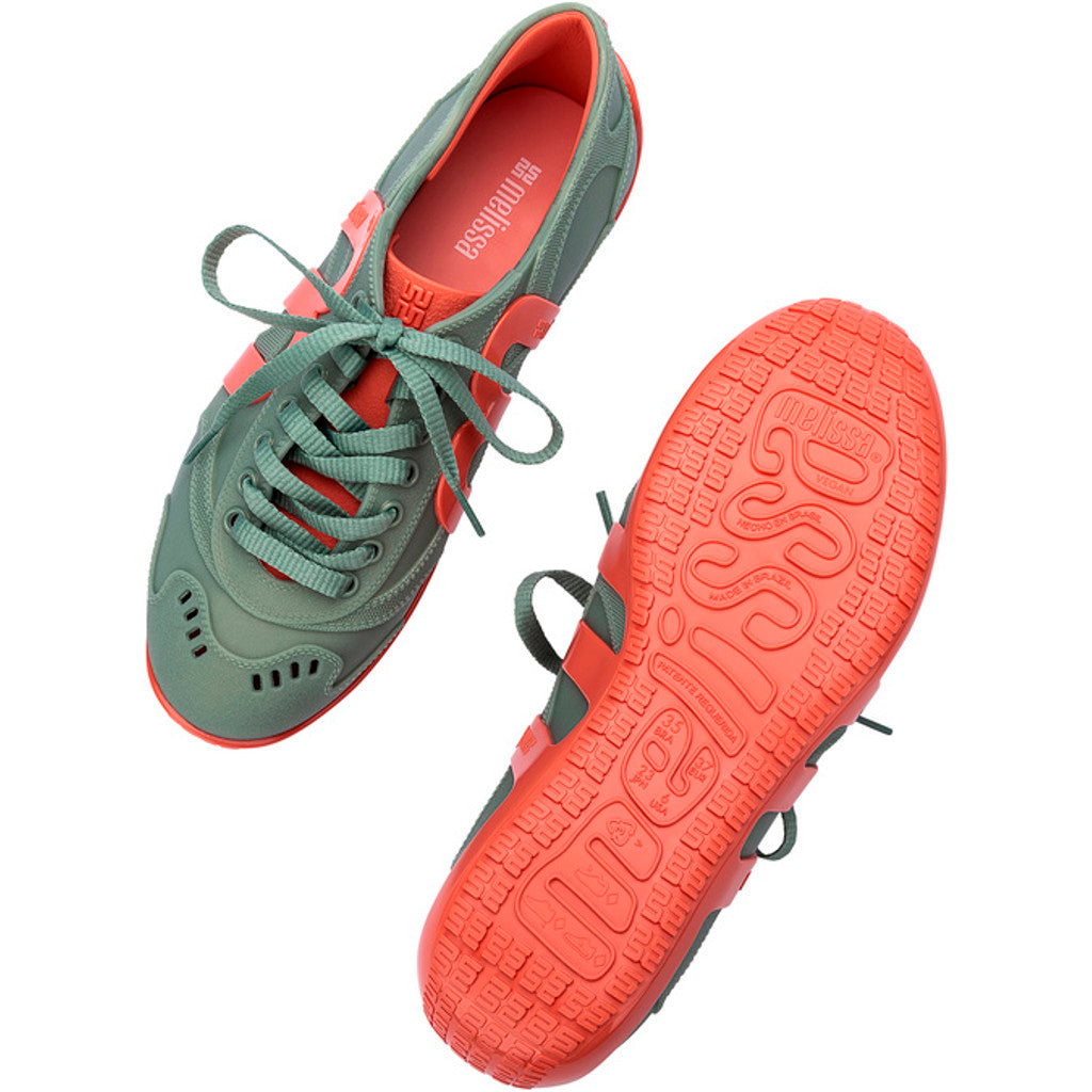 Melissa Melissa Motion Ad SNEAKER BK456 ORANGE/GREEN