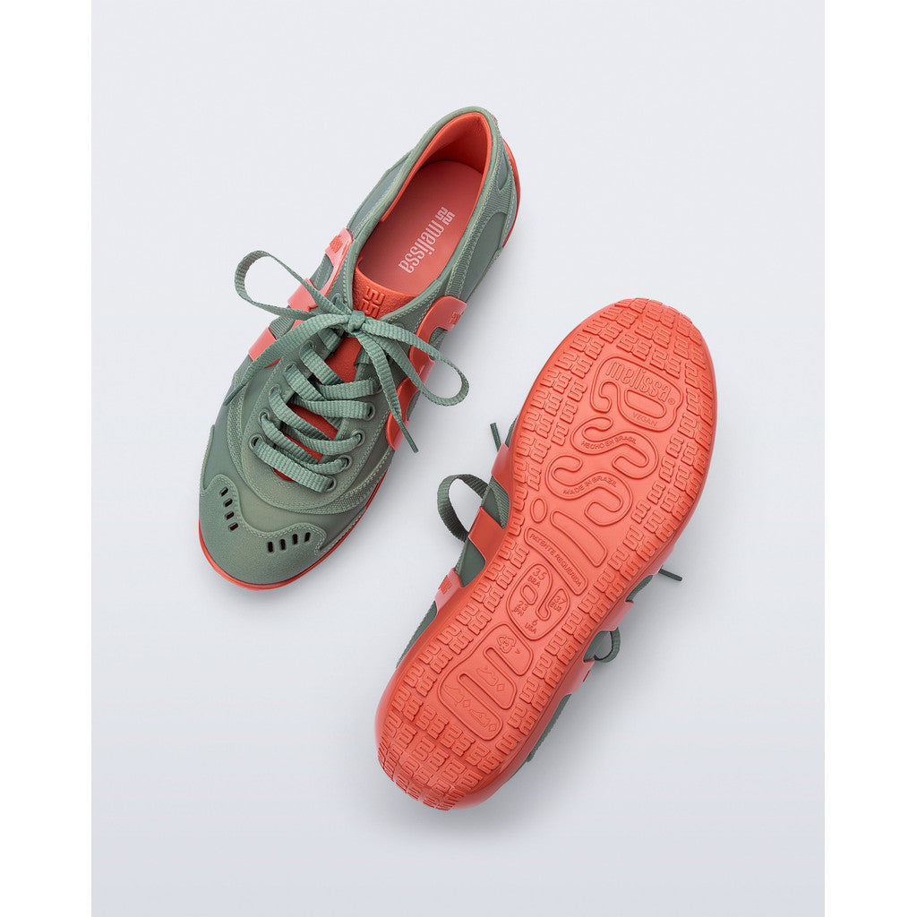 Melissa Melissa Motion Ad SNEAKER BK456 ORANGE/GREEN