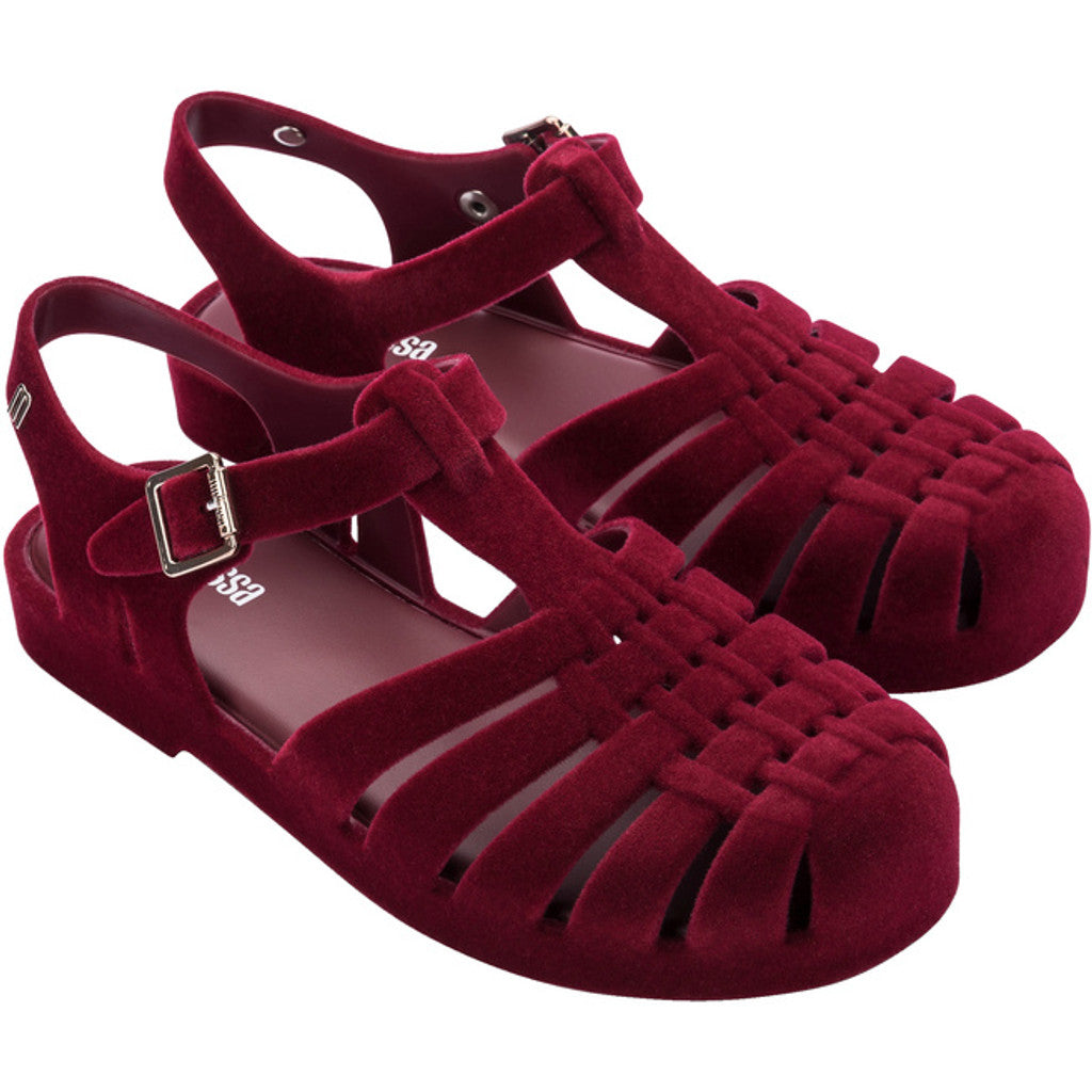 Melissa Melissa Possession Velvet II AD  BN606 RED FLOCKED