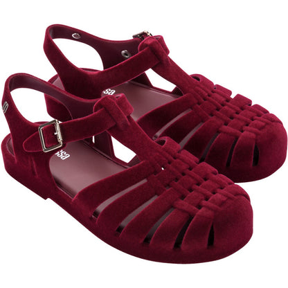 Melissa Melissa Possession Velvet II AD  BN606 RED FLOCKED