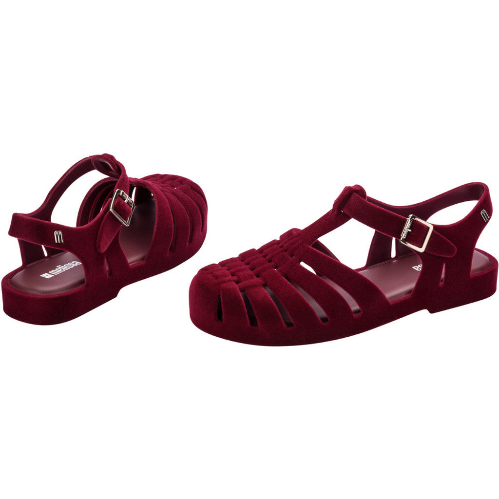 Melissa Melissa Possession Velvet II AD  BN606 RED FLOCKED