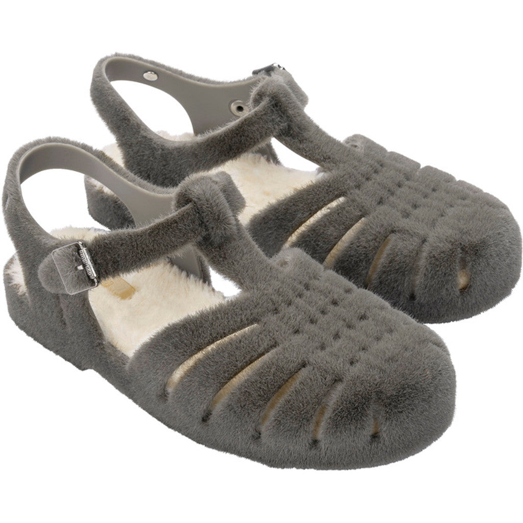 Melissa Melissa Possession Warm AD SANDAL BL656 FLOCKED GRAY/BEIGE