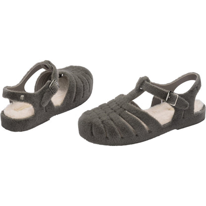 Melissa Melissa Possession Warm AD SANDAL BL656 FLOCKED GRAY/BEIGE