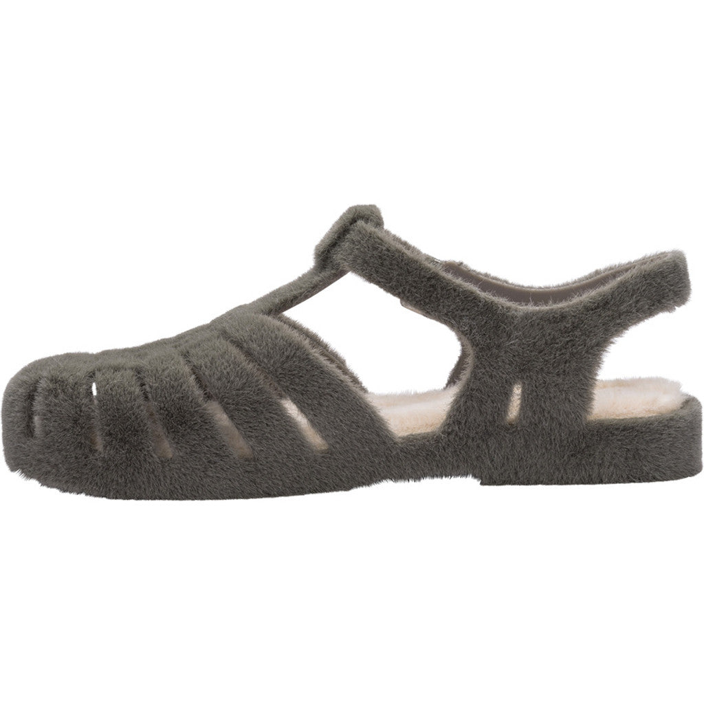 Melissa Melissa Possession Warm AD SANDAL BL656 FLOCKED GRAY/BEIGE