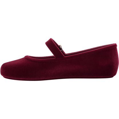 Melissa MELISSA SOFT BALLERINA VELVET II AD  BN601 RED FLOCKED
