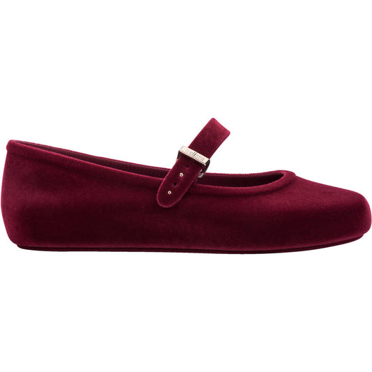 Melissa MELISSA SOFT BALLERINA VELVET II AD  BN601 RED FLOCKED