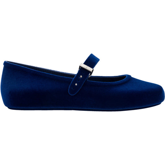 Melissa MELISSA SOFT BALLERINA VELVET II AD  BN602 BLUE FLOCKED