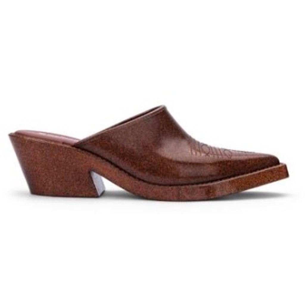 Melissa Melissa Texas Mule AD SANDAL BI632 BRONZE GLITTER