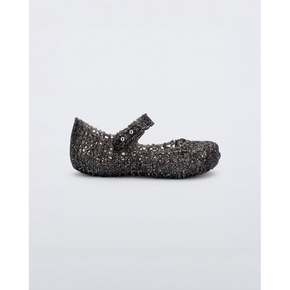 Mini Melissa Mini Melissa Campana Papel BB BALLERINA AJ850 BLACK GLITTER