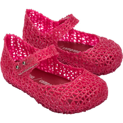 Mini Melissa Mini Melissa Campana Papel Bb BALLERINA AZ277 RED GLITTER/SILVER