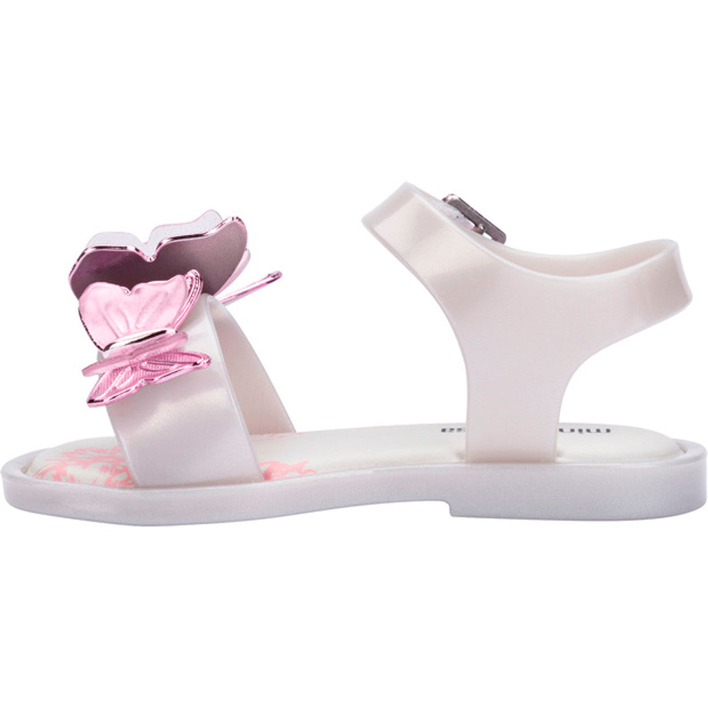 Mini Melissa Mini Melissa Fly Sandal Iii Bb SANDAL BN928 PEARLY WHITE /PINK
