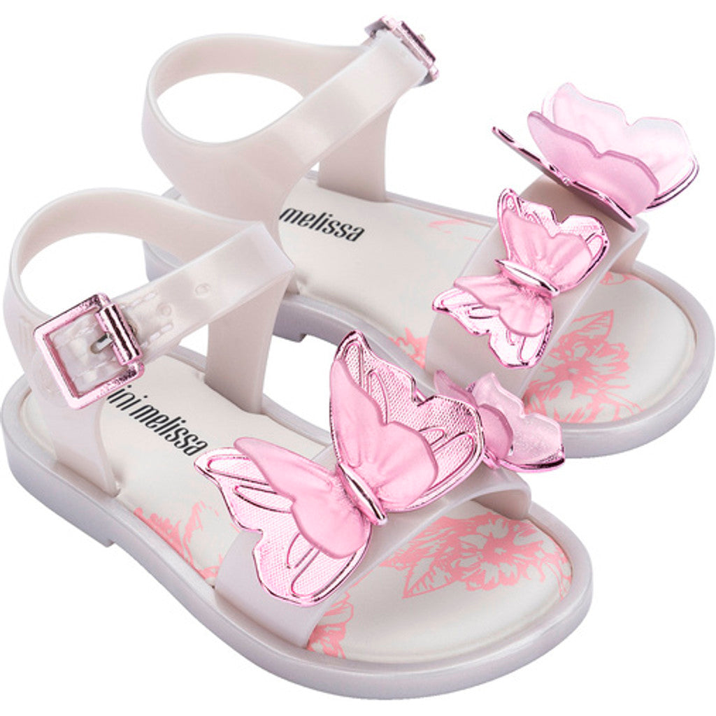 Mini Melissa Mini Melissa Fly Sandal Iii Bb SANDAL BN928 PEARLY WHITE /PINK