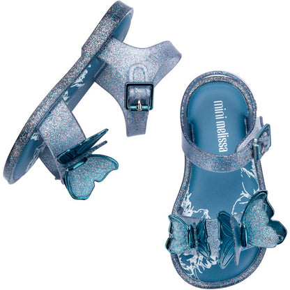Mini Melissa Mini Melissa Fly Sandal Iii Bb SANDAL BN946 GLITTER BLUE