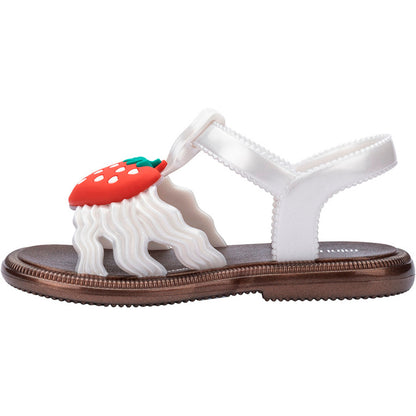 Mini Melissa MINI MELISSA HIP SANDAL BB SANDAL BD753 BRONZE/PEARL WHITE