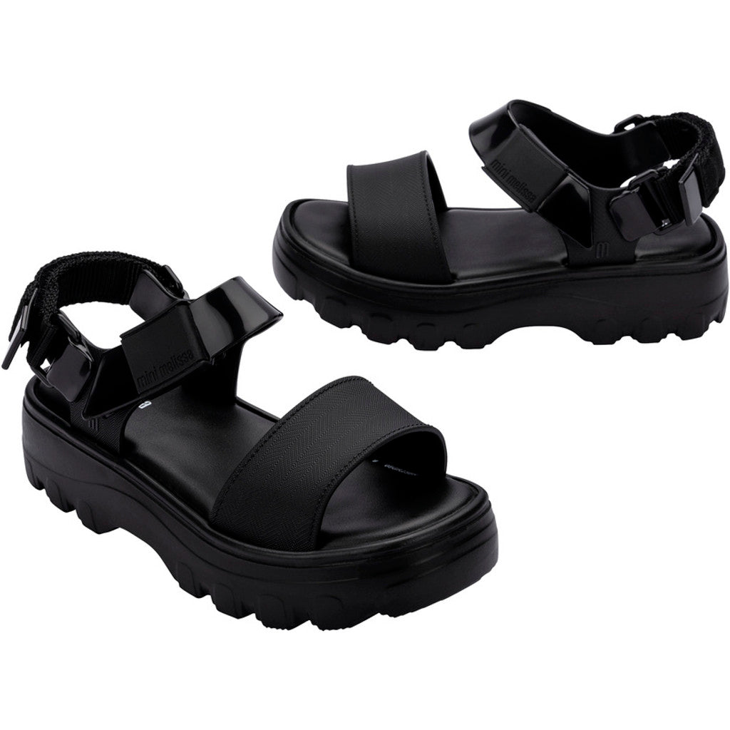 Mini Melissa Mini Melissa Kick Off Sandal INF SANDAL AR521 BLACK