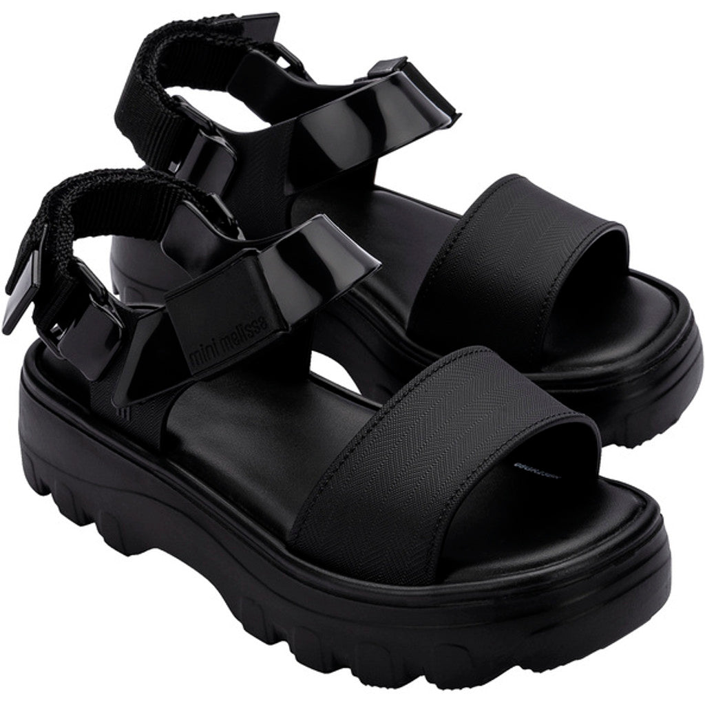 Mini Melissa Mini Melissa Kick Off Sandal INF SANDAL AR521 BLACK