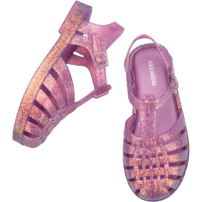 Mini Melissa MINI MELISSA POSSESSION SHINY INF SANDAL BF150 GLITTER LILAC