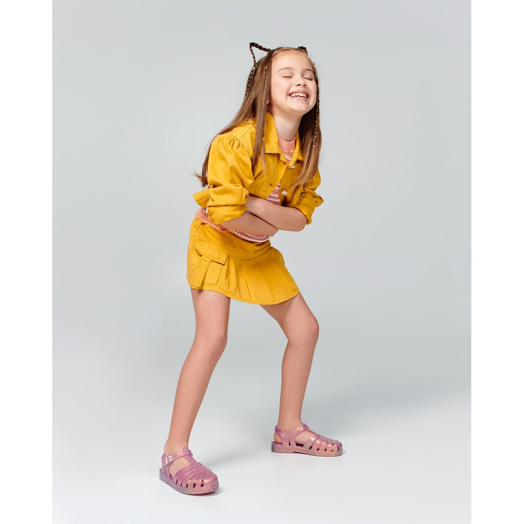 Mini Melissa MINI MELISSA POSSESSION SHINY INF SANDAL BF150 GLITTER LILAC