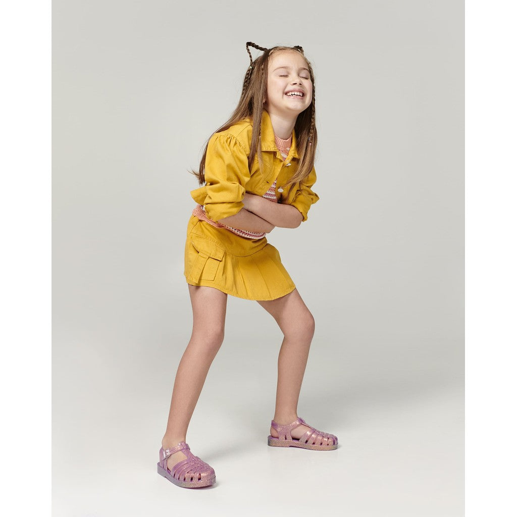 Mini Melissa MINI MELISSA POSSESSION SHINY INF SANDAL BF150 GLITTER LILAC