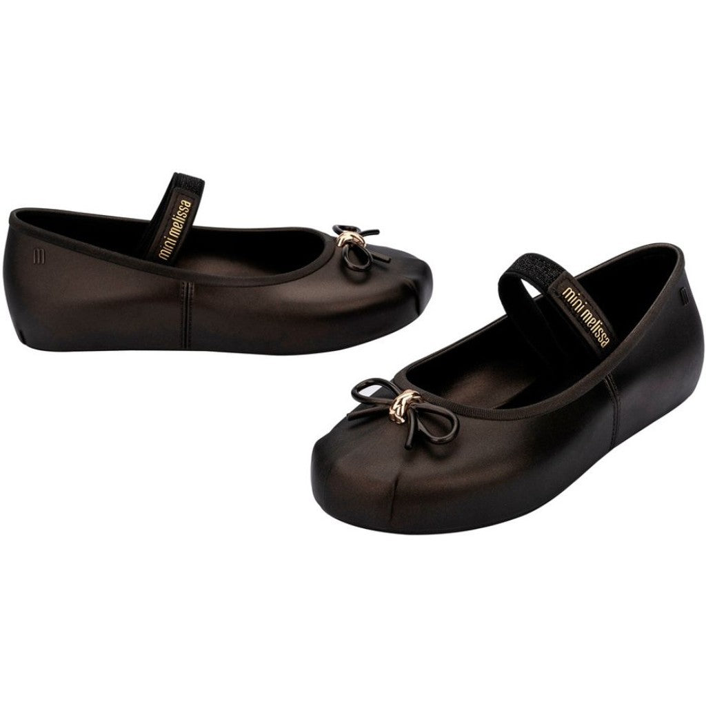 Mini Melissa MINI MELISSA SOPHIE INF SANDAL AY652 METALLIC BLACK