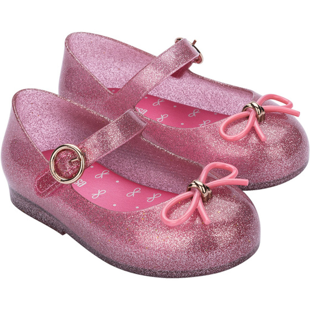 Mini Melissa MINI MELISSA SWEET LOVE BB SANDAL 54157 PINK GLITTER
