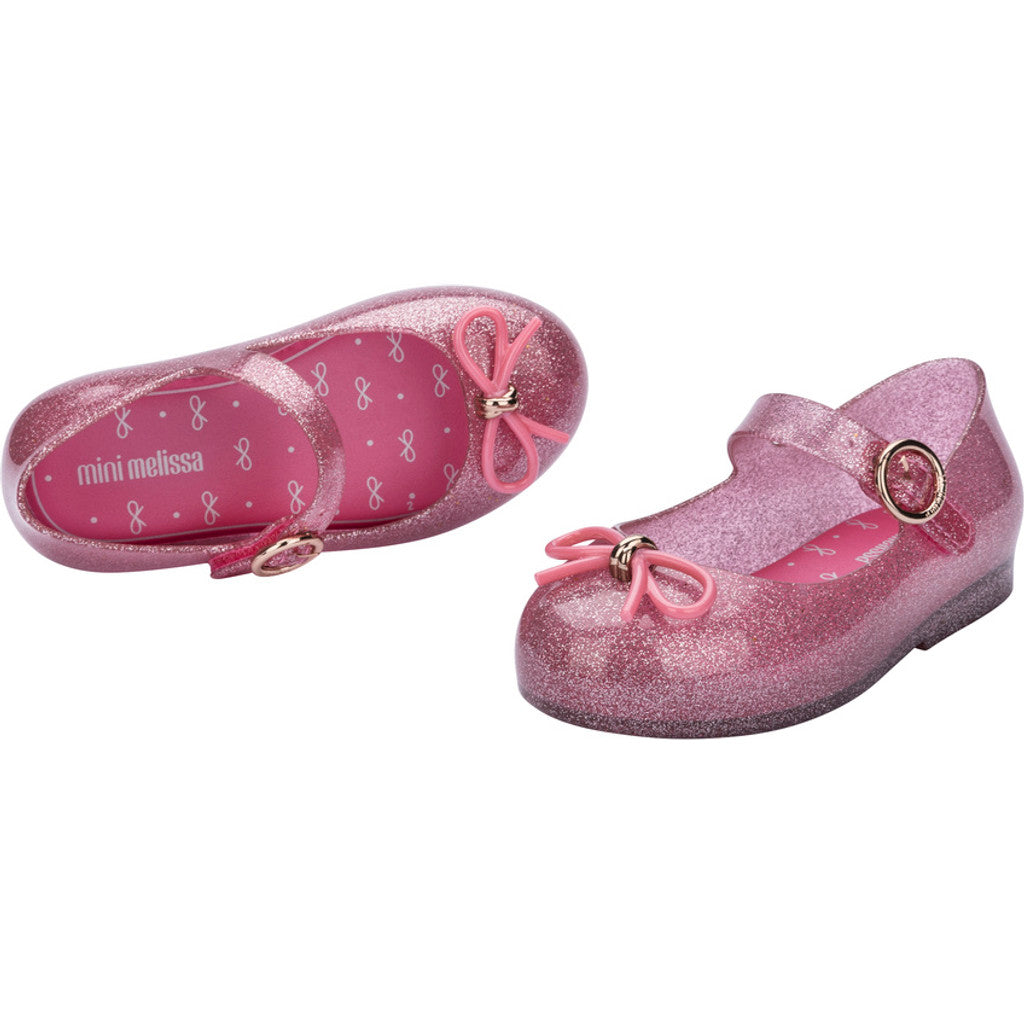 Mini Melissa MINI MELISSA SWEET LOVE BB SANDAL 54157 PINK GLITTER