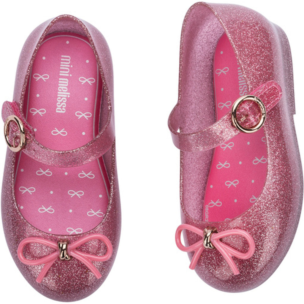 Mini Melissa MINI MELISSA SWEET LOVE BB SANDAL 54157 PINK GLITTER