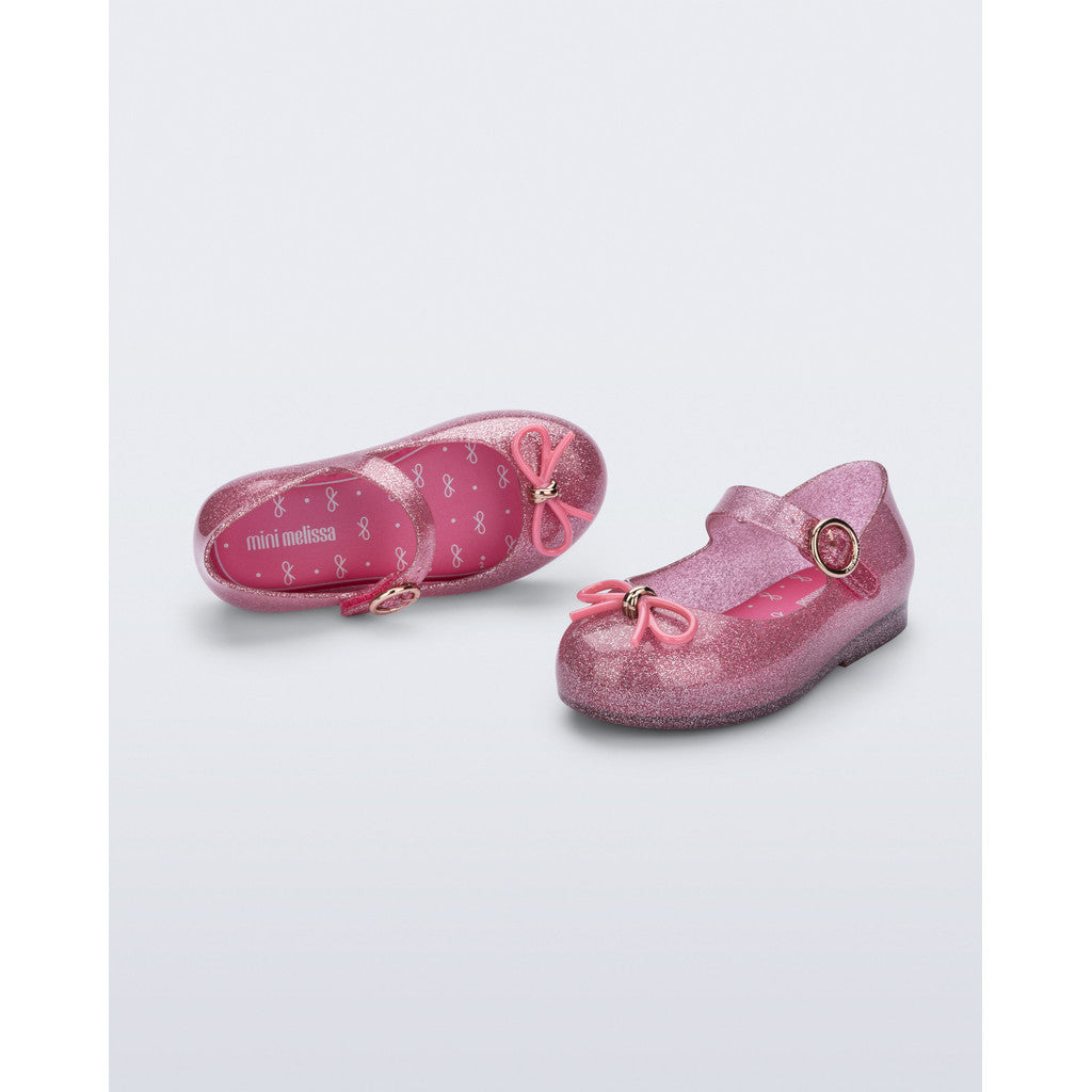 Mini Melissa MINI MELISSA SWEET LOVE BB SANDAL 54157 PINK GLITTER