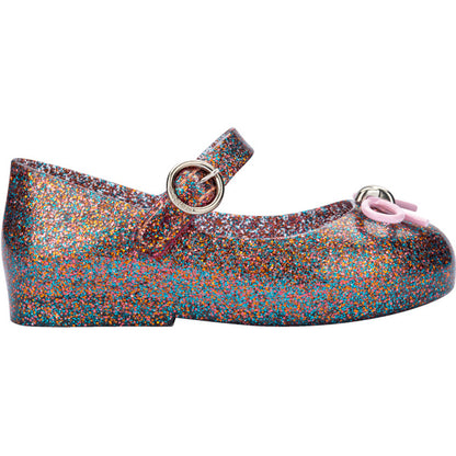 Mini Melissa MINI MELISSA SWEET LOVE BB SANDAL BF317 GLITTER TRANSP PINK