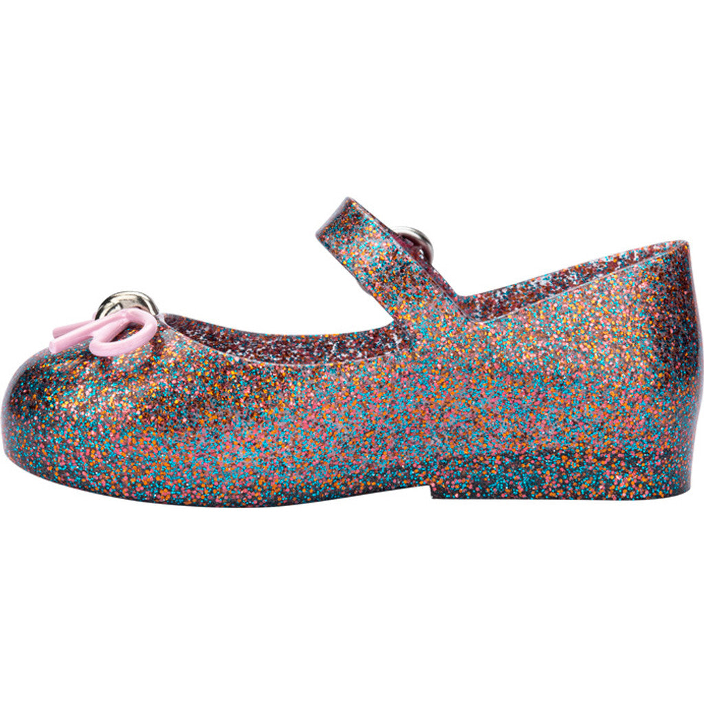 Mini Melissa MINI MELISSA SWEET LOVE BB SANDAL BF317 GLITTER TRANSP PINK