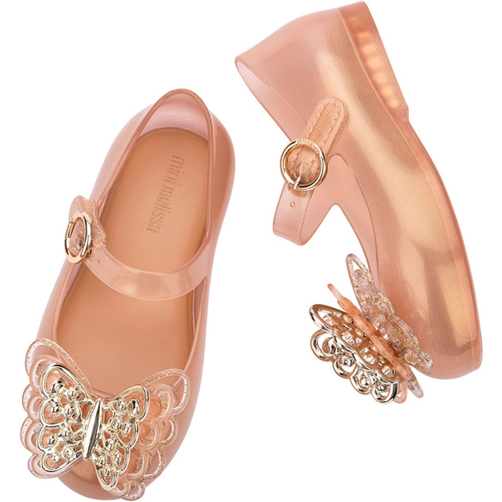 Mini Melissa MINI MELISSA SWEET LOVE FLY II BB BALLERINA AZ322 GOLD