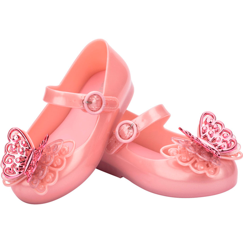 Mini Melissa MINI MELISSA SWEET LOVE FLY II BB BALLERINA AZ734 PEARLY PINK