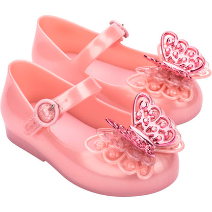 Mini Melissa MINI MELISSA SWEET LOVE FLY II BB BALLERINA AZ734 PEARLY PINK