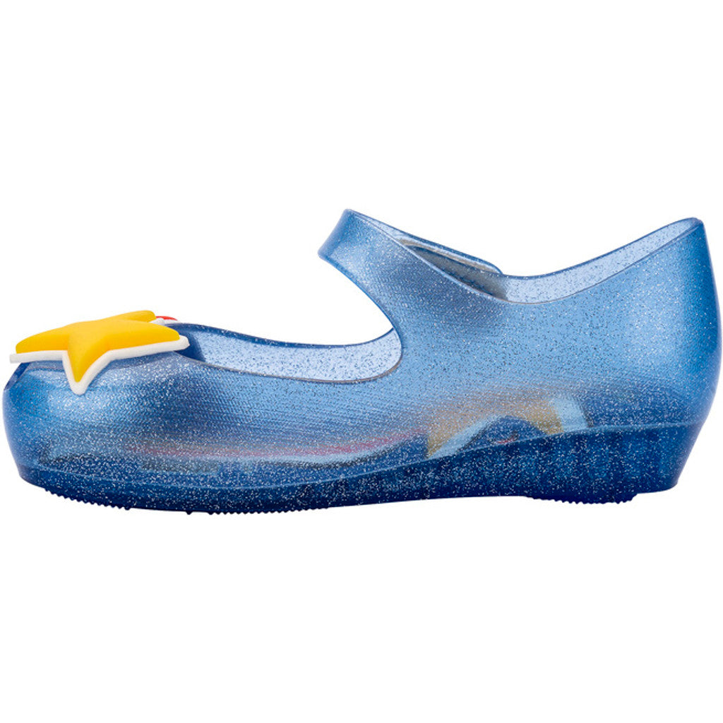 Mini Melissa MINI MELISSA ULTRAGIRL COLORS BB BALLERINA BN550 BLUE GLITTER/YELLOW