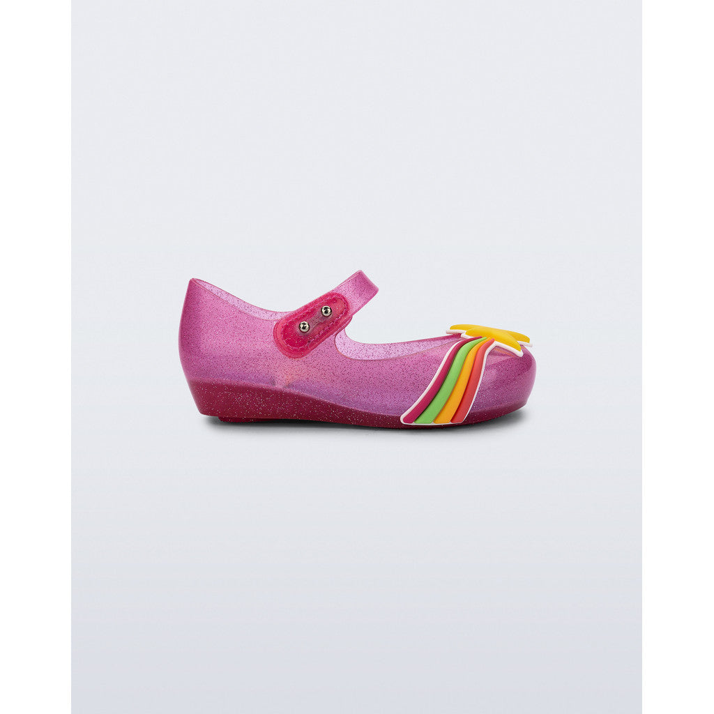Mini Melissa MINI MELISSA ULTRAGIRL COLORS BB BALLERINA BN551 GLITTER PINK/YELLOW